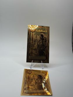 2 Idaho 1/2 Goldbacks 1/2000 of an ounce of Gold