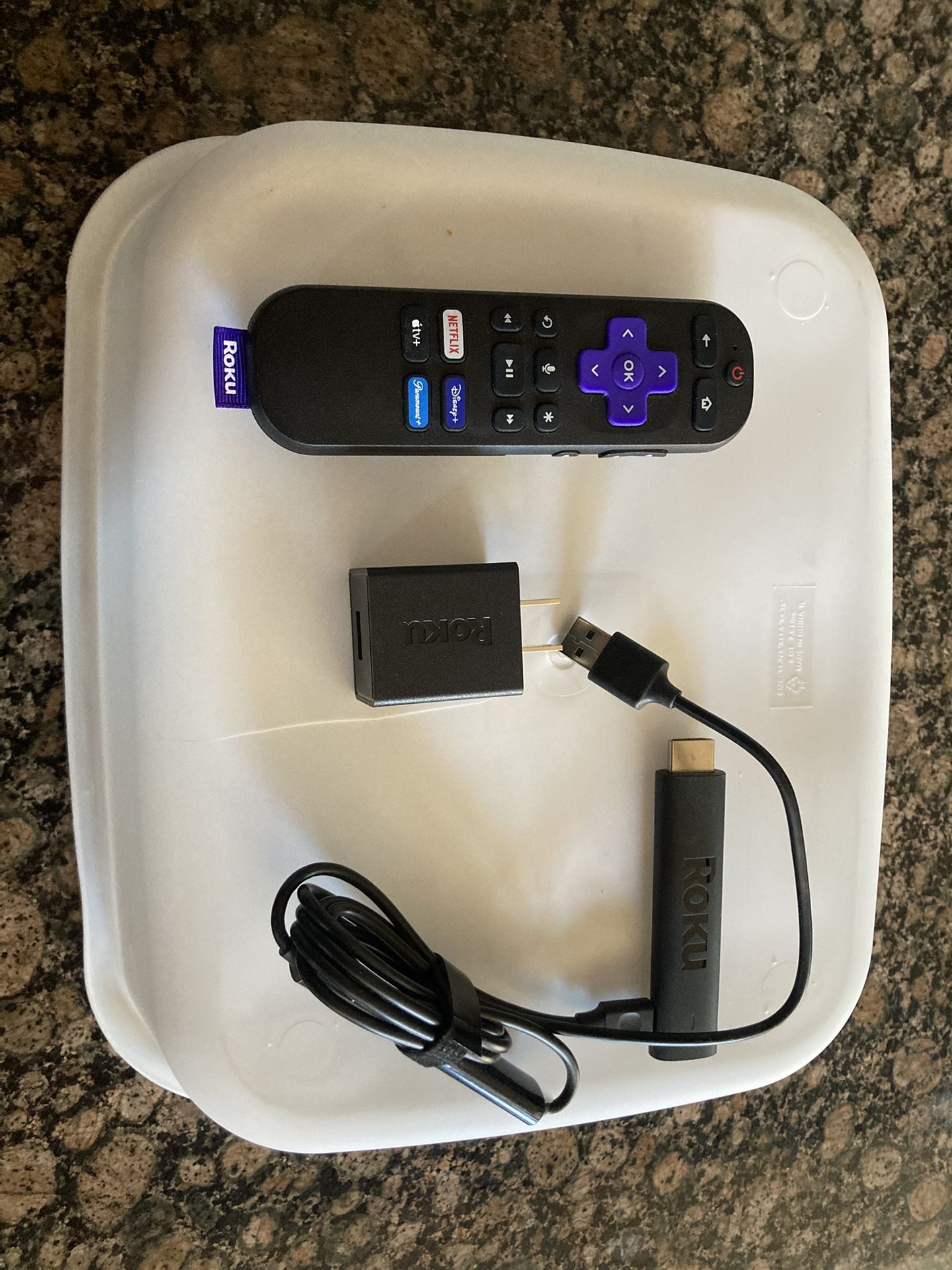 Roku Streaming Stick 4K/HDR/Dolby Vision with Voice Remote With TV Controls