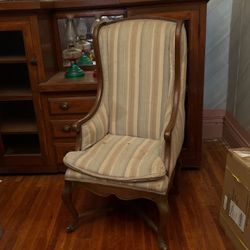 Antique High Back Chairs (Set)