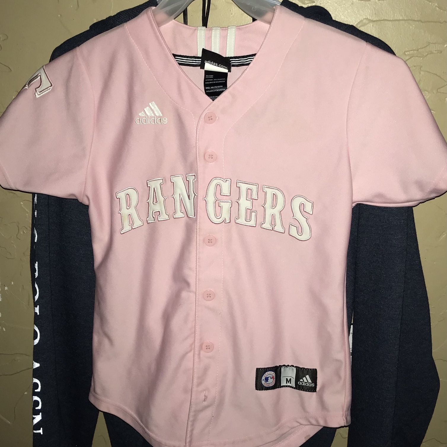 $8-Girls Official Youth MLB Adidas Jerseys M (10-12)