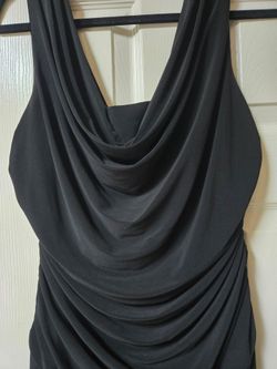 R&M Richards Black Wide Leg Jumpsuit | Size 14 | Elegant Evening Wear