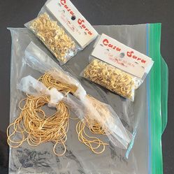 Jewelry and craft items.