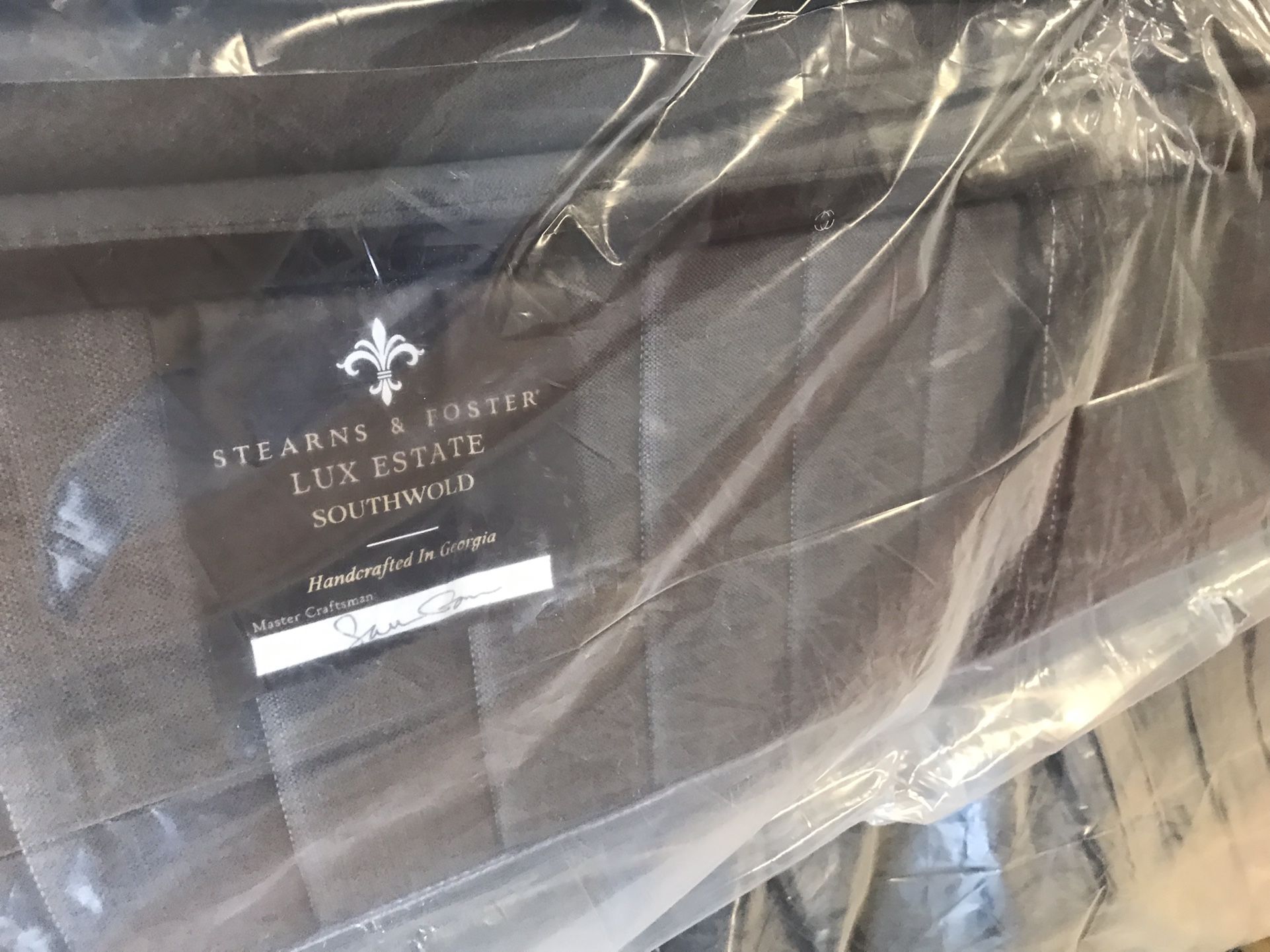 King Stearns & Foster Luxury Mattress.49 Down,Get It Delivered. for Sale in Bethlehem, GA OfferUp