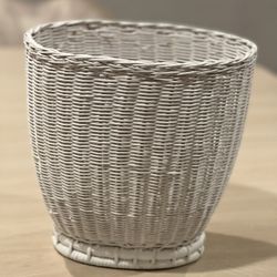 Wicker Waste Basket 