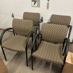 Set of 4 Office Arm Chairs
