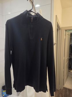 Polo Ralph Lauren Rib Estate Quarter Zip Sweater Size Medium