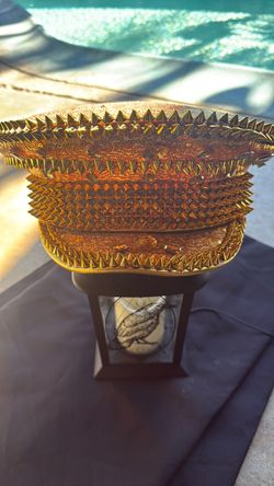 Gold Spiked Captain Hat