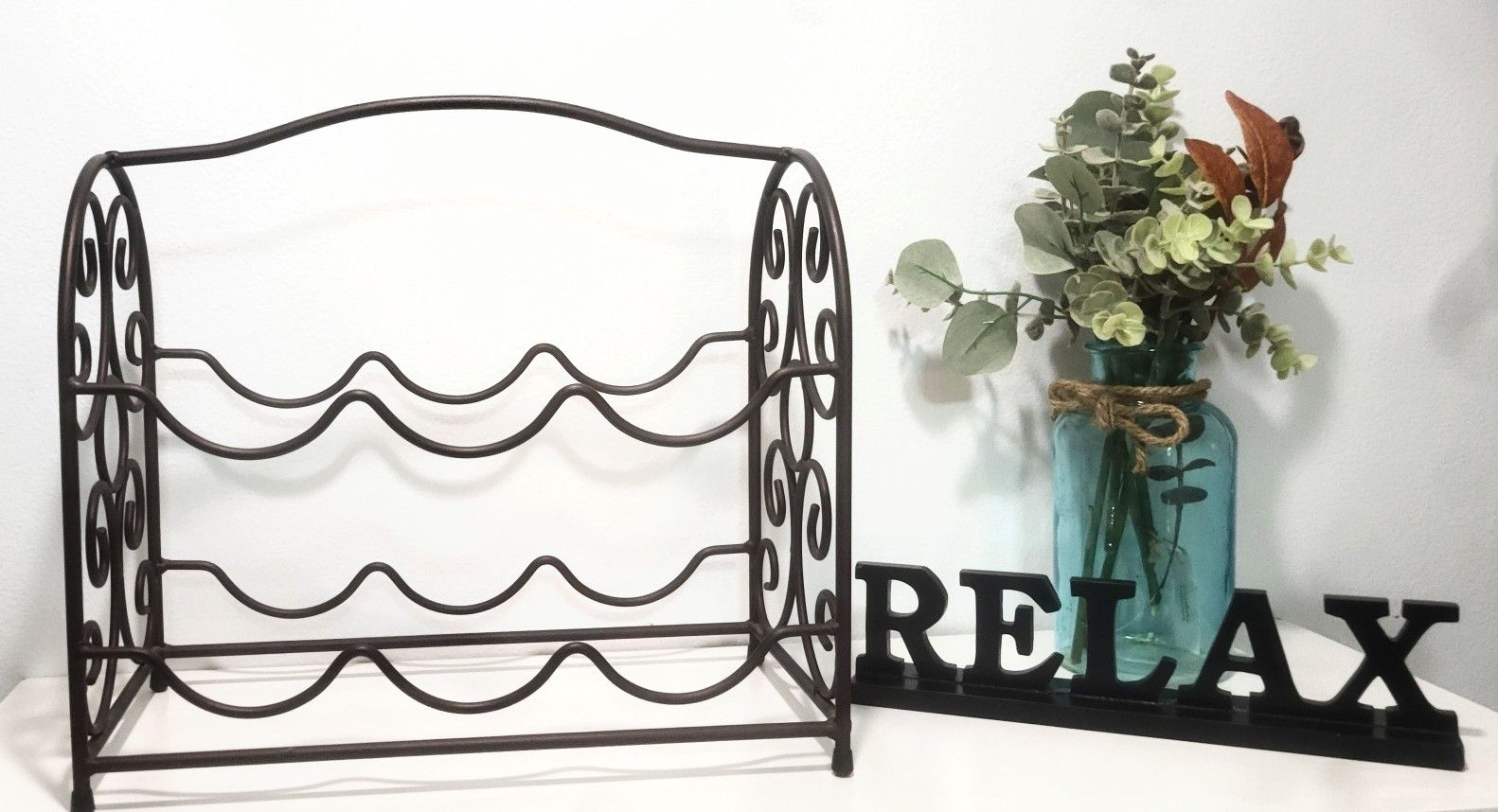 Wrought-iron Wine Rack