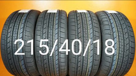 215/40/18 For Sale 4 New Tires We Service Motorcycle Tires