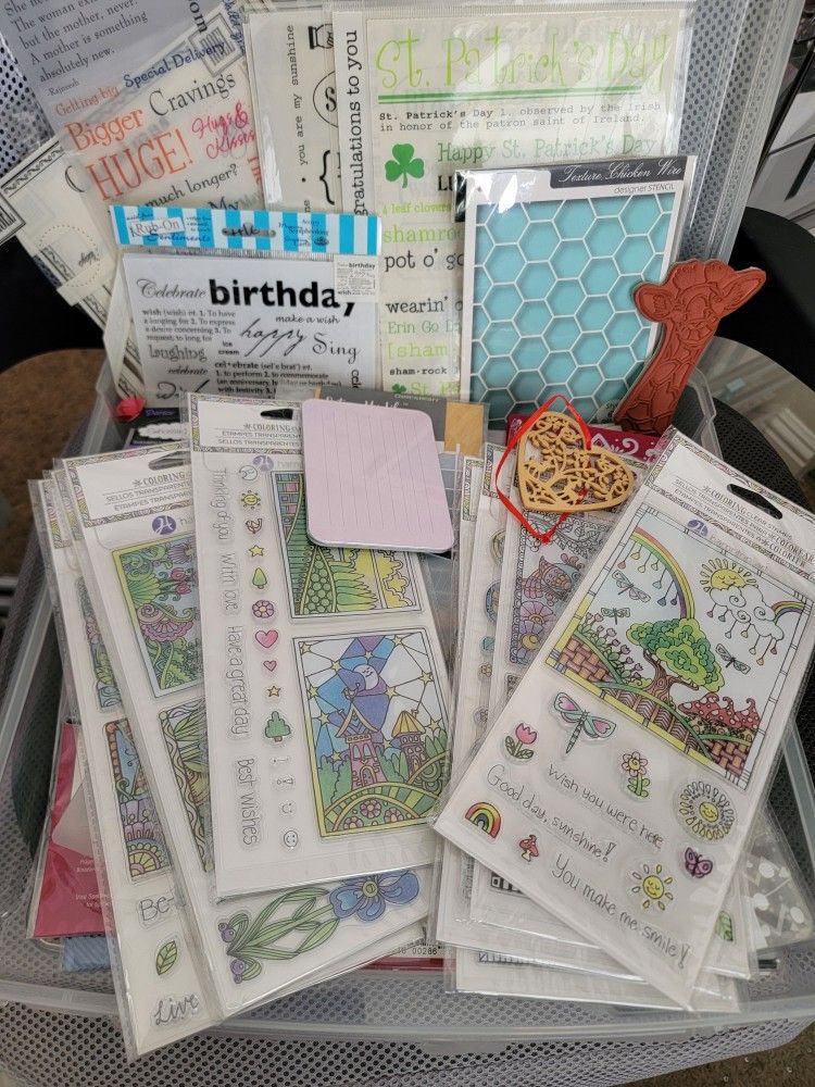 Papercraft Supplies Bargain Box