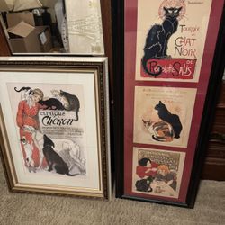 French artwork - cats