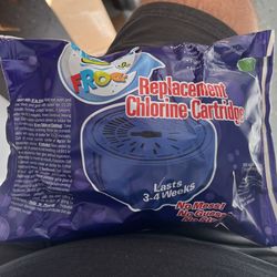 6 Flipped Frog Chlorine Replacement Cartridges For Pool