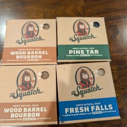Dr Squatch Bar Soaps 4 Bars