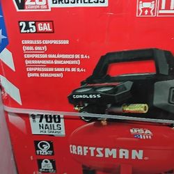 Craftsman Air Compressor 2.5 Gallons Battery 