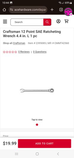 Craftsman Wracheting 10mm