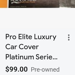Pro Elite Luxury Car Cover  Platinum Series SiZe 4