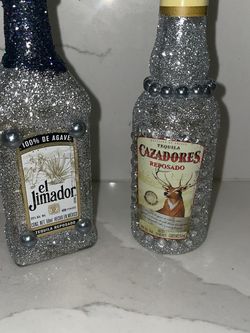 Decorated Tequila Bottles
