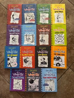 Diary of a Wimpy Kid Book LOT OF 15