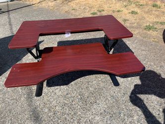 Standing desk extension for desktop