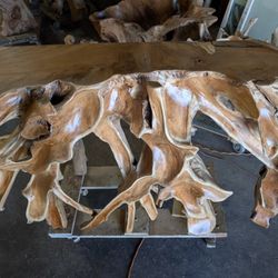 Root Console Table Credenza Hallway Decor 