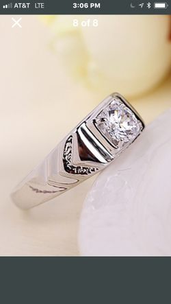 GREAT MENS STERLING SILVER RING STAMPED 925 IN SIZES 10,9