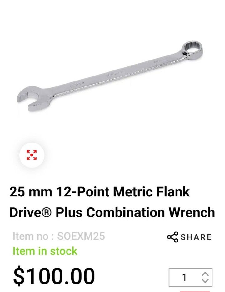 SNAP ON WRENCH