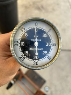 Stewart Warner Vintage Hand Held Tach, Vintage 4000 RPM