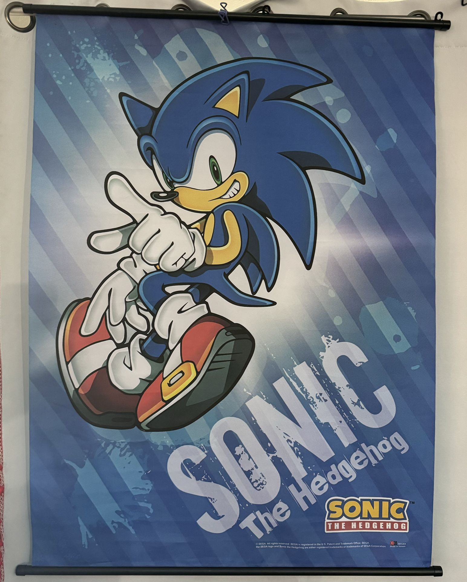 Sonic the Hedgehog Vinyl Banner 33x44 inches just $25 xox