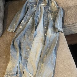 Distressed Denim Vintage Jacket