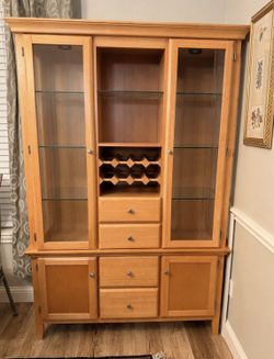 Maple China Cabinet