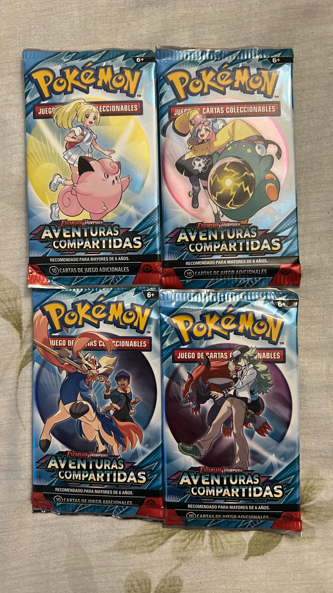 Pokémon Spanish Journey Together Full Art Set (Spanish)