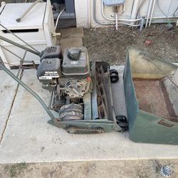 Gas powered reel mower