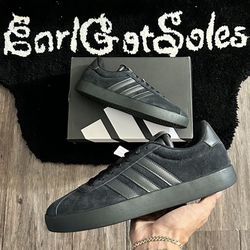 Adidas VL Court 3.0 Triple Black Size 9