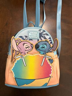 Loungefly Disney Lilo & Stitch "Snow Cone Date Night" Mini Backpack