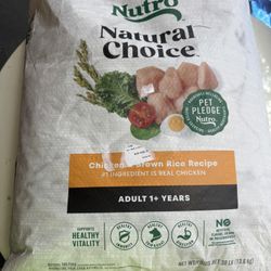 Nutro Natural Choice Adult Small Breed Dry Dog Food, Chicken & Brown Rice, 30 lbs.