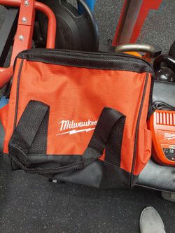 Milwaukee bag and chargers