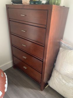 Wood Tall Dresser