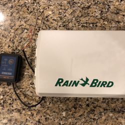 Rain Bird ESP Modular sprinkler system and Hydro Rain sensor