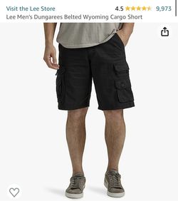 Lee Dungarees Short Black Size 48