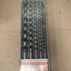 Hickory Tools 5 Piece Ship Auger Bit Set 17” Long 