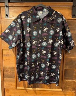 Anaheim Ducks Polo Button Up Shirt Mens Extra Large NHL Size XL