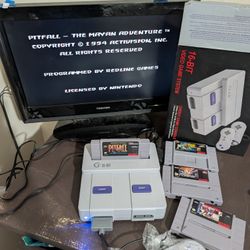 Snes Bundle W/Games 