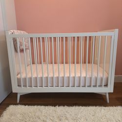 West Elm Crib And Mattress For Sale