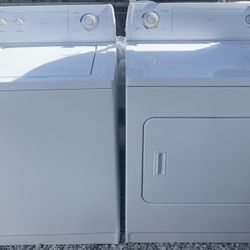 Whirlpool Washer And Dryer Set White Working Perfectly Fine Kenmore 