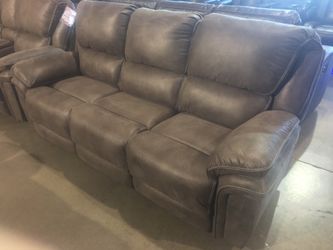 Reclining Sofa and Loveseat Set with Free Matching Reclining Chair Sale