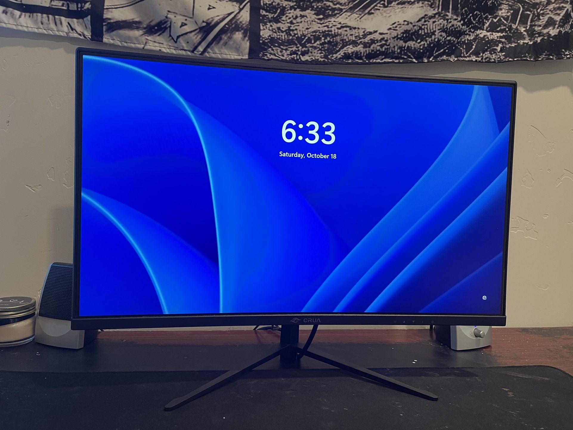 CRUA 24’ CURVED GAMING MONITOR