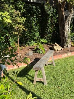 Wood bench