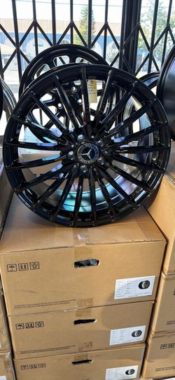 20” MERCEDES AMG STYLE WHEELS RIMS 5x112 + TIRES (4) NEW-WE FINANCE