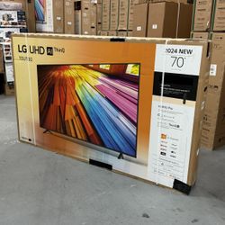 70” LG UT8000 4K HDR SMART TV