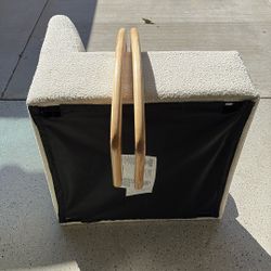 Boucle Fabric Rocking Chair 